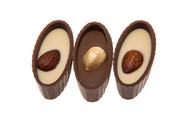 chocolate candy isolated