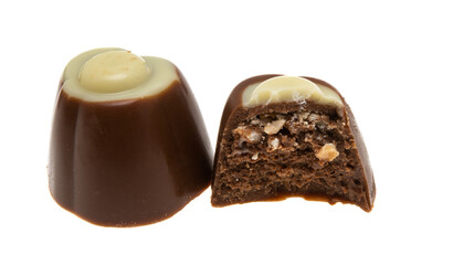 chocolate candy isolated