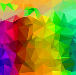 Abstract multicolor full Color rainbow background. Vector polygonal design illustrator