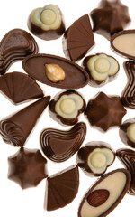 chocolate candy isolated