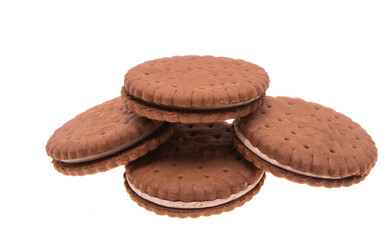 double biscuit isolated
