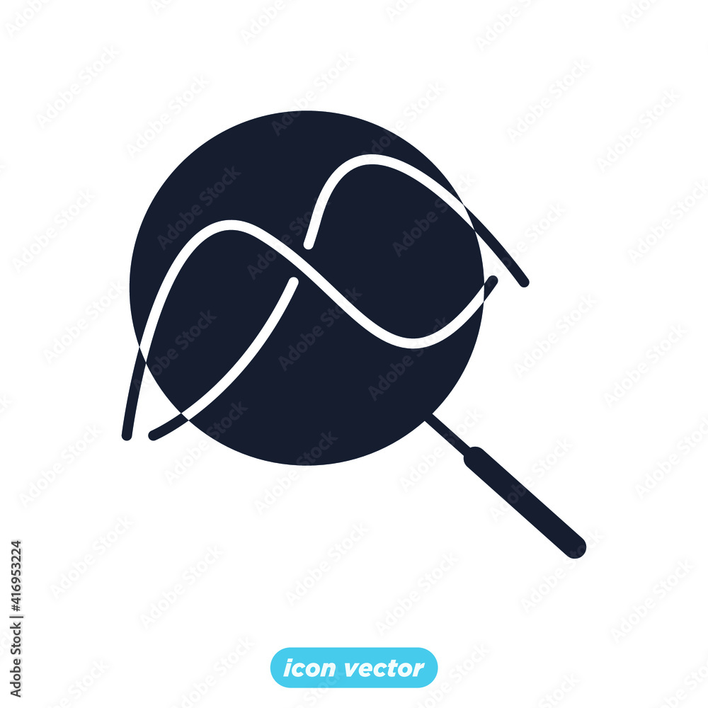 Poster search analytics icon. statistics, analytics symbol template for graphic and web design collection l