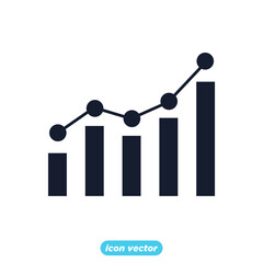 graph icon. statistics, analytics symbol template for graphic and web design collection logo vector illustration