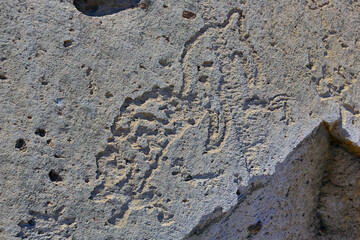 Fototapeta na wymiar Site archéologique de Toro Muerto, Arequipa, Pérou