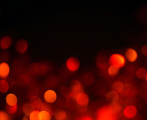 Bokeh abstract texture colorful red defocused background Dimmed light.	
