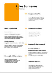 modern cv resume design template for infographics