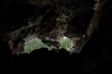 Inside the cave is Serbia