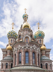 Fototapeta na wymiar Church of the Resurrection (Savior on Spilled Blood). St. Petersburg