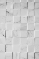 Background in a cold marble look. Vivid picture through a cube-shaped division that is raised .Hintergrund in einer kalten  Marmoroptik. Plastisches Bild durch  würfelförmige Einteilung, 