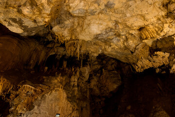 In Potpecka cave in Serbia