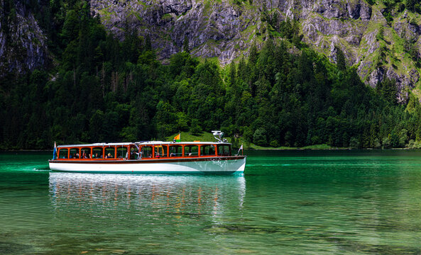 recreational shipping on the K&ouml;nigssee in Bavaria