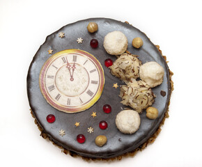 Chokolate cake with decor