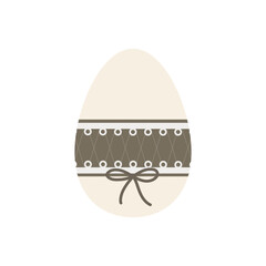 Easter eggs isolated on white background