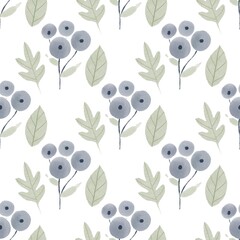 forest design, floral seamless pattern, leaf background. Plants