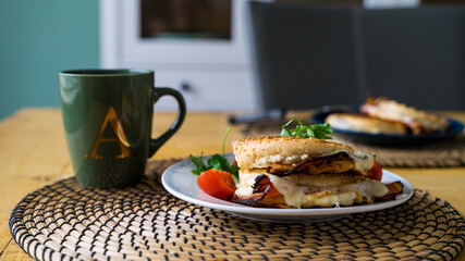 Grilled Ham and Cheese Sandwich