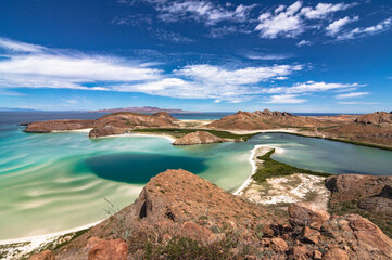 Balandra playa de La Paz, Baja California Sur, México