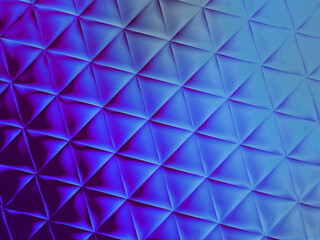 Rusty Grungy Abstract Triangle Wallpaper pattern design with distorted glass texture in blue purple tones