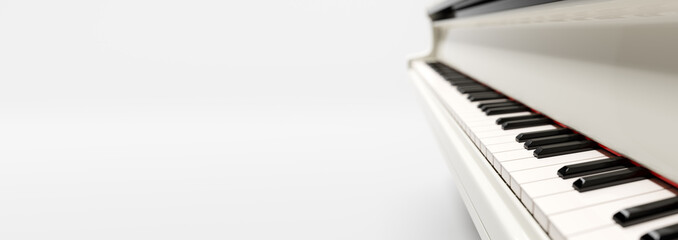 Classic grand piano keyboard © Photocreo Bednarek