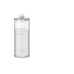 Boite en verre cotons démaquillant