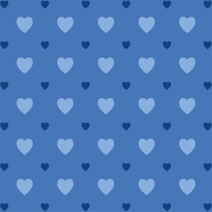 Seamless pattern in blue colors