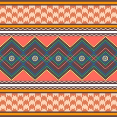 Cute pattern in ethnic style.
