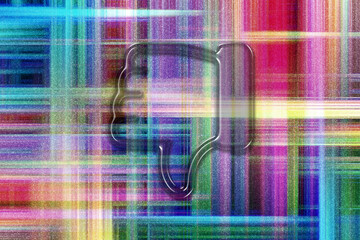 Dislike hand symbol, thumbs down sign symbol