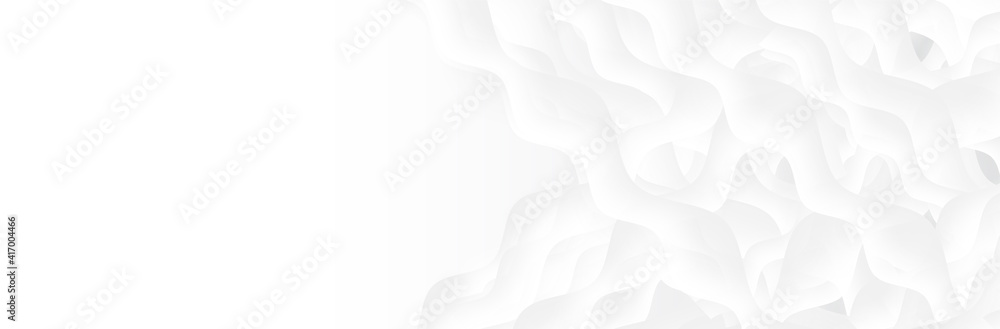 Aufkleber abstract white gray background. wave pattern. blur neutral backdrop. curve texture. lecture, seminar