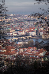 view of the city Prague