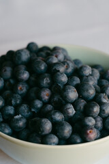 Blueberries in a bowl