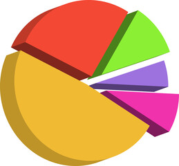 Obraz premium Pie Chart Icon
