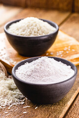 rice flour, alternative gluten-free flour and rich in fiber.
