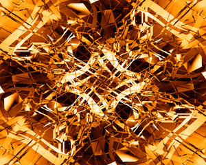 crack lines glass broken forms fractal design
