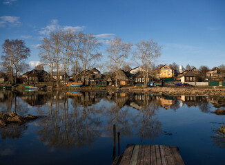 Obraz premium house on the lake