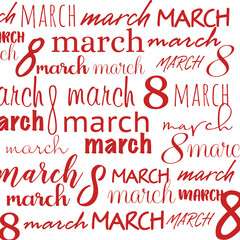 8 march pattern. Women's day background