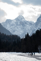 Towering snowy Mountains