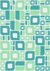 Abstract Geometric Pattern generative computational art illustration