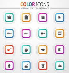 Dishes Icons set