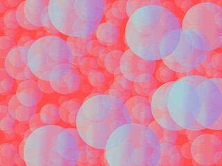 White balls. Background colored pattern can be used for projects of flyer, video, billboard, various media. .