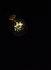 bulb in the night