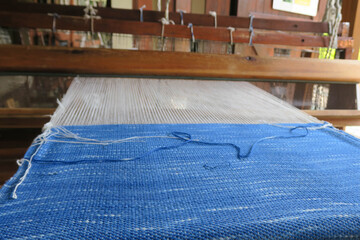 Wooden weaving machine. Location Arusha Shana Handicraft Centre