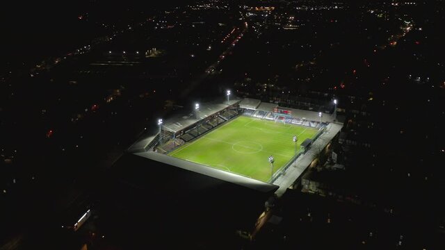 Luton Town Football Club Kenilworth Road Stadium at Night