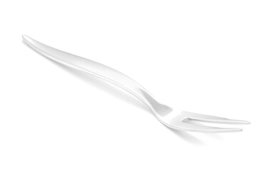 Carving fork on white background