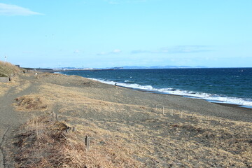 平塚市　砂浜