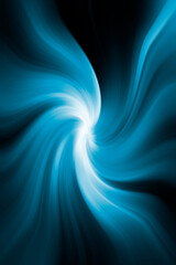 Beautiful abstract background with blue and black twirl wavy pattern.