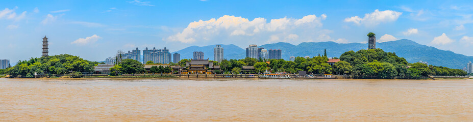 Architecture skyline of Wenzhou, Zhejiang