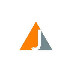concept logo with letter , font  I,J,K,L