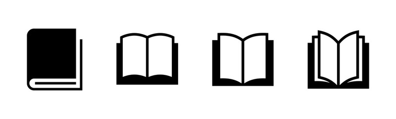 Book icons set. Book vector icon