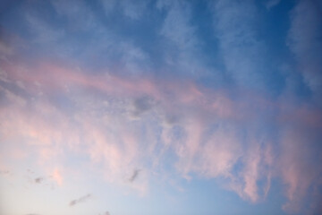 Beautiful sky clouds blue sky background