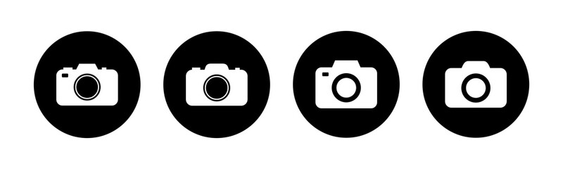 Camera Icons set. Camera symbol. Camera vector icon