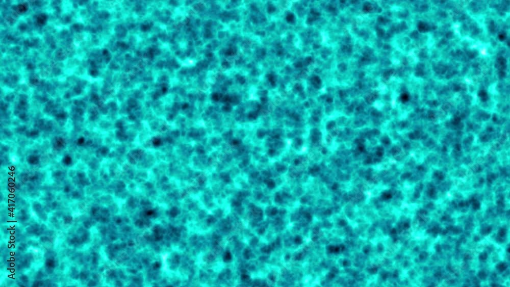 Poster 4k seamless loop abstract emerald blue liquid aqua surface pattern waving and flowing from bottom to